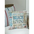 Heritage Lace Heritage Lace BL013-PC 18 x 18 in. Beach Living Pillow Cover BL013-PC